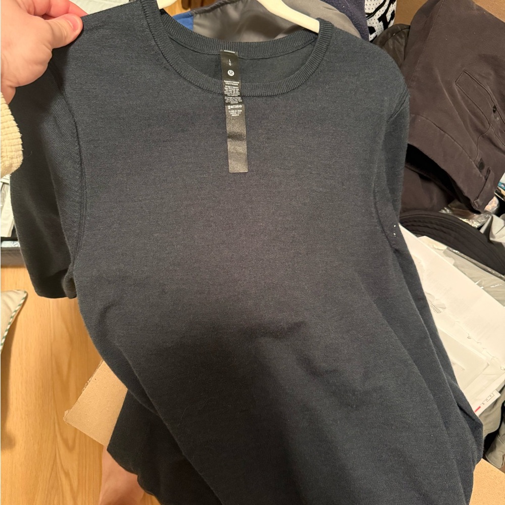Men's Dark Green Crew Neck Sweater LuluLemon